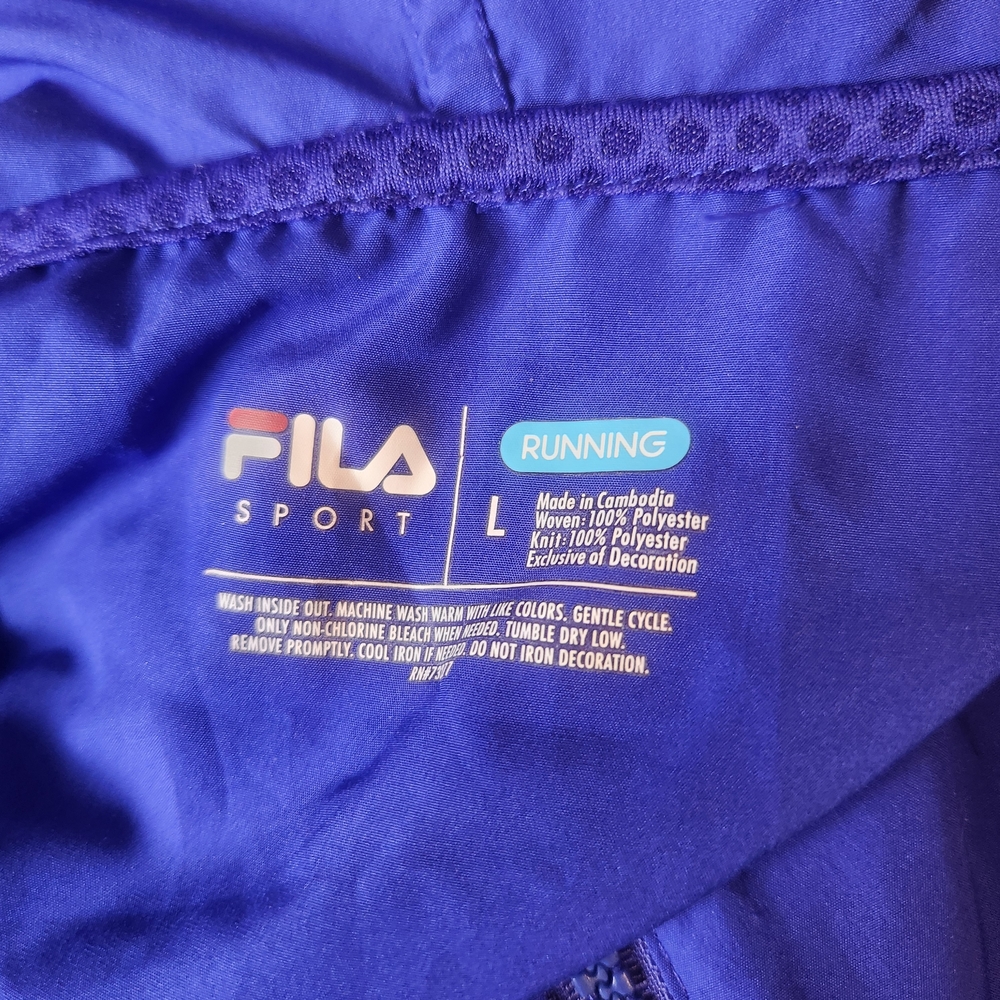 Fila Blue Running Jacket Performance Material - image 5